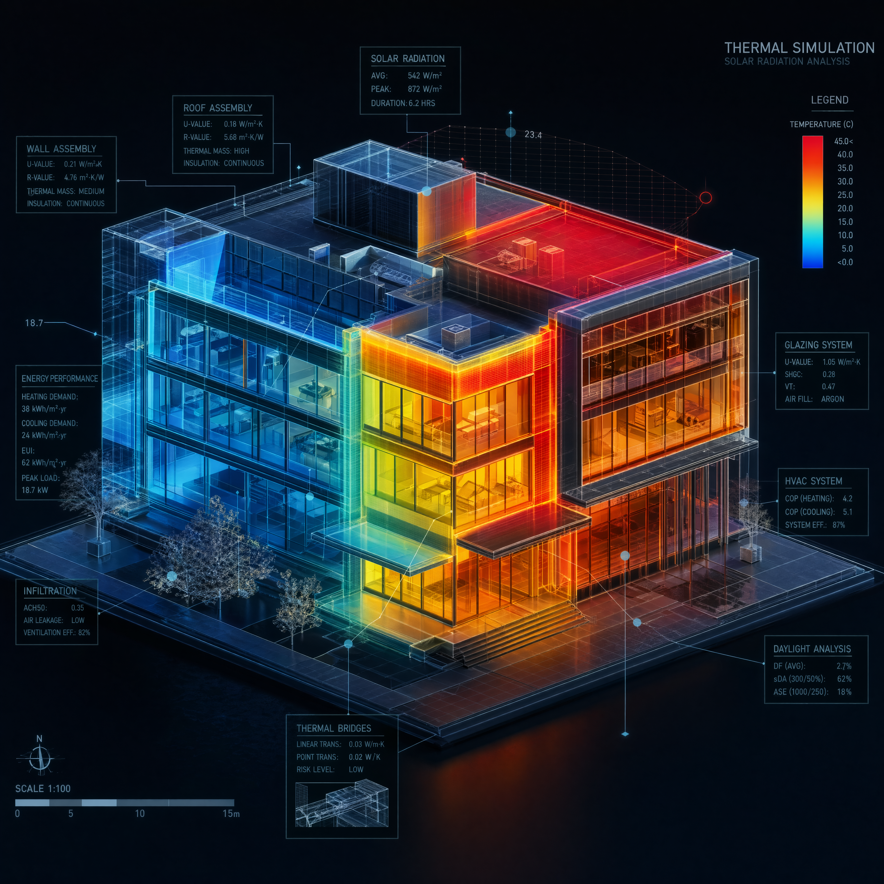 Infrared thermography analysis