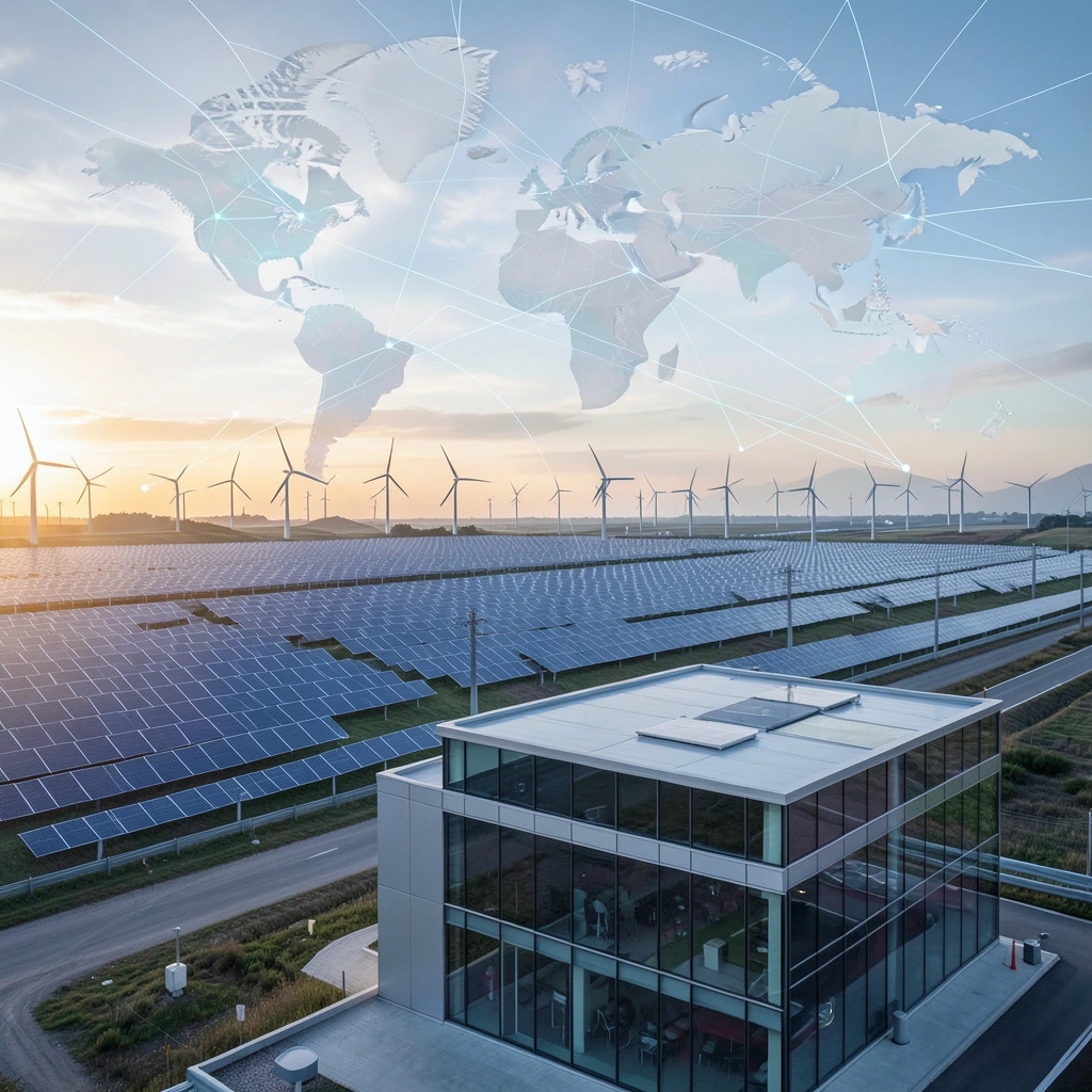 International solar cooperation power station